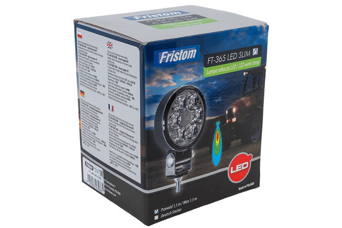 Світлодіодний робочий ліхтар-відбивач FRISTOM FT-365 SLIM 6xLED 1500lm