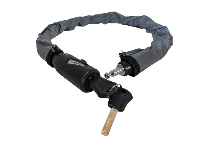 Велосипедний замок PROFEX Reflex сталевого броньованого типу, довжина 70 см