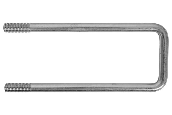 Квадратний затискач DROMET типу C, затискач M12 62×202 мм