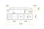 Кріплення бокового зчіпного пристрою UNITRAILER Z-02/BVG 10-B для бокового зчіпного пристрою причепа