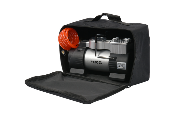 Автомобільний компресор YATO YT-73460 зі світлодіодною лампою 12V 180W