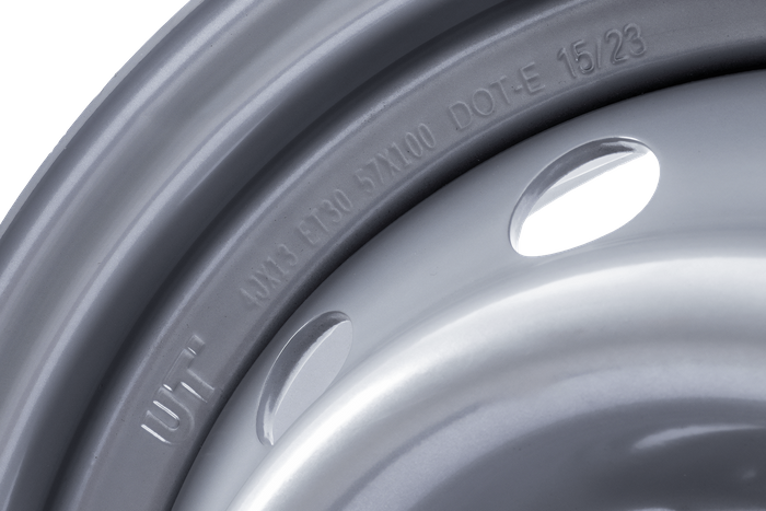 Обод сталевий до причепа UNITRAILER 4Jx13"H2 4x100 ET:30