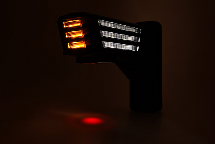WAŚ 2550P W297.3.1 Правий габаритний ліхтар SPOT LED на короткому кронштейні